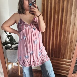 Free People Intimately All Mixed Up Criss Cross Dress Y2K. Size XS